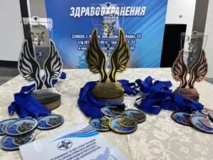 23.02.2023 Команда «Отчаянные смыслословы» от УЗ «Марьиногорская ЦРБ» приняла участие в открытом чемпионате по интеллектуальным играм