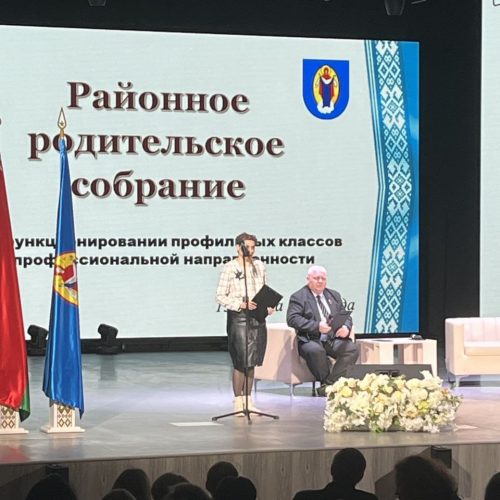 Районное родительское собрание «О функционировании классов профессиональной направленности».