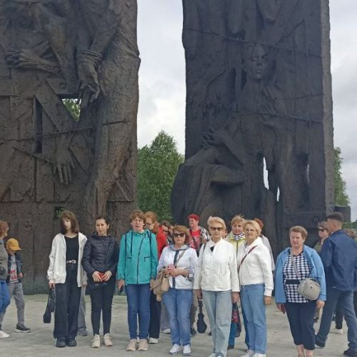 Посещение мемориального комплекса «Тростенец»
