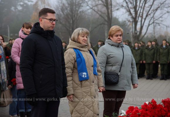 Митинг, посвящённый Дню Октябрьской революции