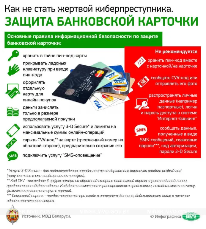 Защита банковской карточки