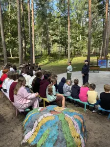 Встреча с детьми и подростками подучетных категорий в лагере Лесная сказка