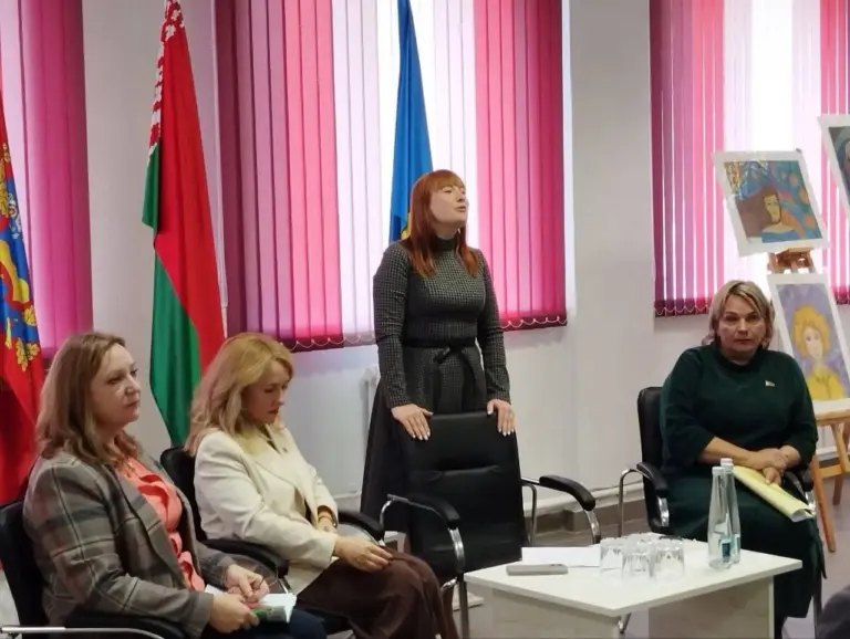 Выступление на встрече молодых специалистов социальной сферы в Марьиной Горке